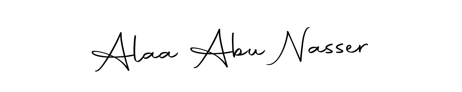 Also we have Alaa Abu Nasser name is the best signature style. Create professional handwritten signature collection using Autography-DOLnW autograph style. Alaa Abu Nasser signature style 10 images and pictures png