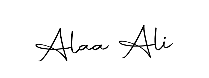 Create a beautiful signature design for name Alaa Ali. With this signature (Autography-DOLnW) fonts, you can make a handwritten signature for free. Alaa Ali signature style 10 images and pictures png