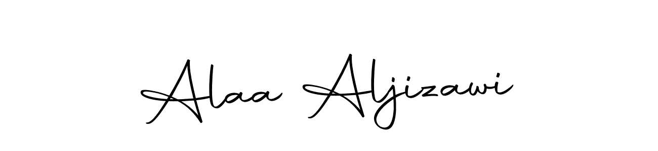 Autography-DOLnW is a professional signature style that is perfect for those who want to add a touch of class to their signature. It is also a great choice for those who want to make their signature more unique. Get Alaa Aljizawi name to fancy signature for free. Alaa Aljizawi signature style 10 images and pictures png