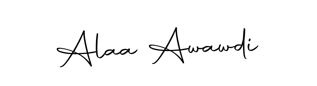 Alaa Awawdi stylish signature style. Best Handwritten Sign (Autography-DOLnW) for my name. Handwritten Signature Collection Ideas for my name Alaa Awawdi. Alaa Awawdi signature style 10 images and pictures png