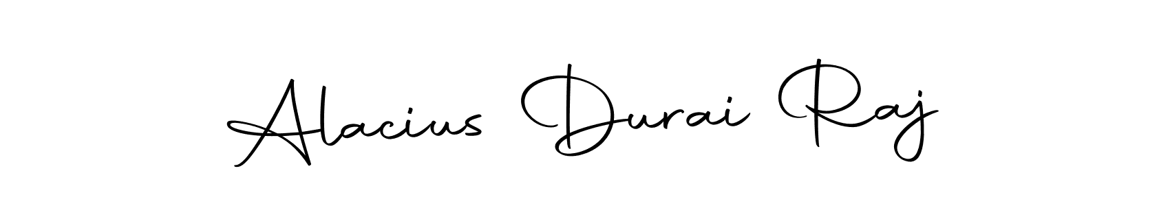 Alacius Durai Raj stylish signature style. Best Handwritten Sign (Autography-DOLnW) for my name. Handwritten Signature Collection Ideas for my name Alacius Durai Raj. Alacius Durai Raj signature style 10 images and pictures png