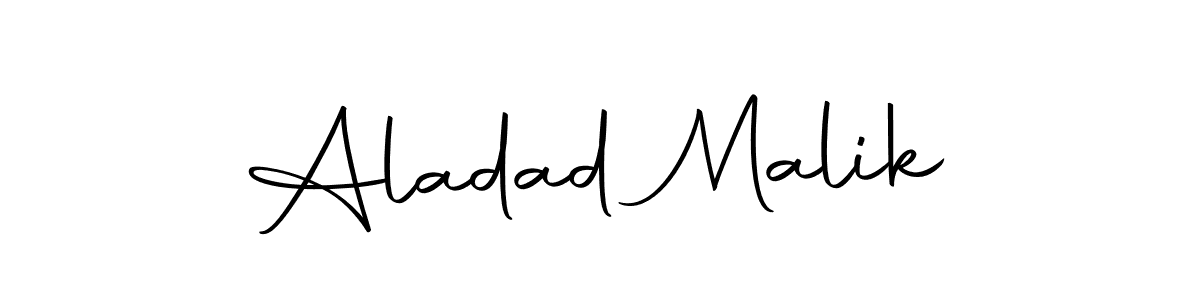 Create a beautiful signature design for name Aladad Malik. With this signature (Autography-DOLnW) fonts, you can make a handwritten signature for free. Aladad Malik signature style 10 images and pictures png