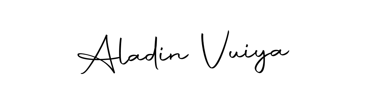 Design your own signature with our free online signature maker. With this signature software, you can create a handwritten (Autography-DOLnW) signature for name Aladin Vuiya. Aladin Vuiya signature style 10 images and pictures png