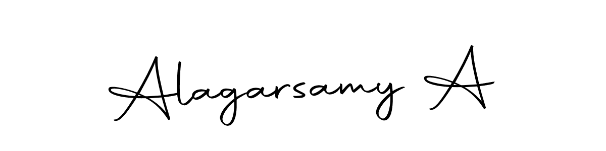 Design your own signature with our free online signature maker. With this signature software, you can create a handwritten (Autography-DOLnW) signature for name Alagarsamy A. Alagarsamy A signature style 10 images and pictures png
