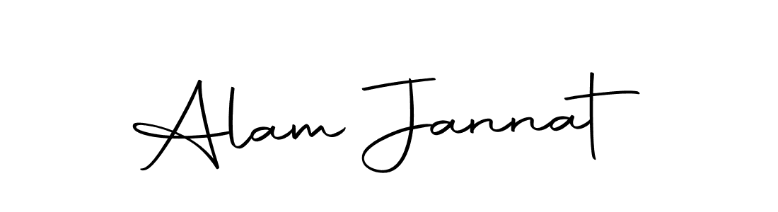 Create a beautiful signature design for name Alam Jannat. With this signature (Autography-DOLnW) fonts, you can make a handwritten signature for free. Alam Jannat signature style 10 images and pictures png