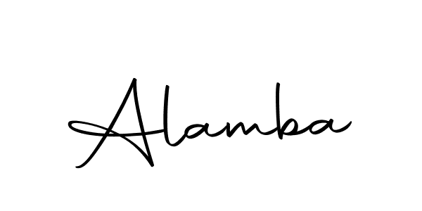 Create a beautiful signature design for name Alamba. With this signature (Autography-DOLnW) fonts, you can make a handwritten signature for free. Alamba signature style 10 images and pictures png