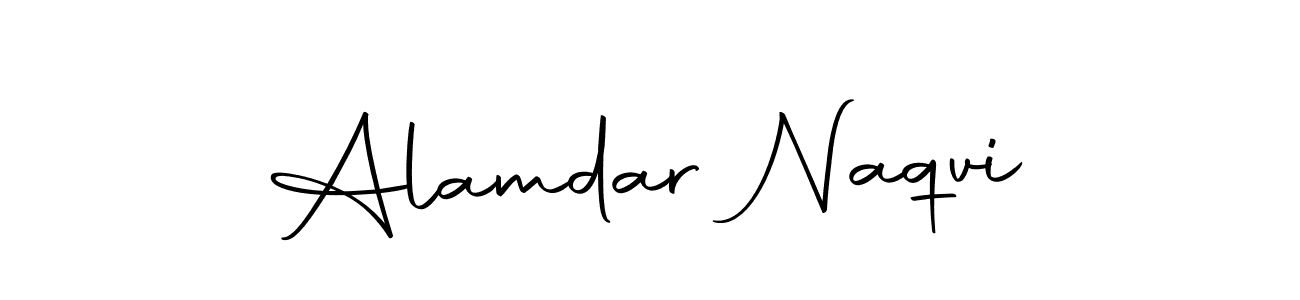 The best way (Autography-DOLnW) to make a short signature is to pick only two or three words in your name. The name Alamdar Naqvi include a total of six letters. For converting this name. Alamdar Naqvi signature style 10 images and pictures png