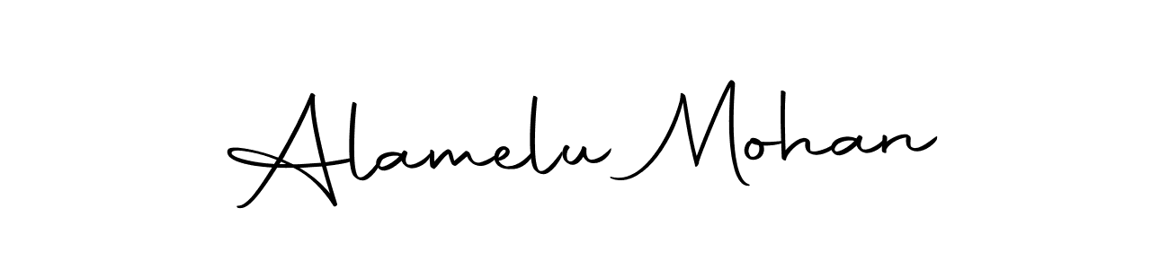 Here are the top 10 professional signature styles for the name Alamelu Mohan. These are the best autograph styles you can use for your name. Alamelu Mohan signature style 10 images and pictures png
