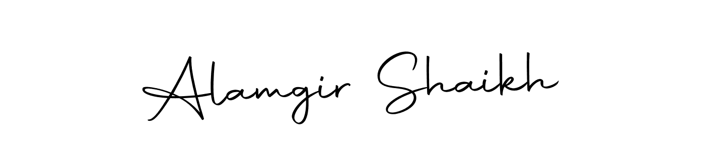 Make a beautiful signature design for name Alamgir Shaikh. Use this online signature maker to create a handwritten signature for free. Alamgir Shaikh signature style 10 images and pictures png