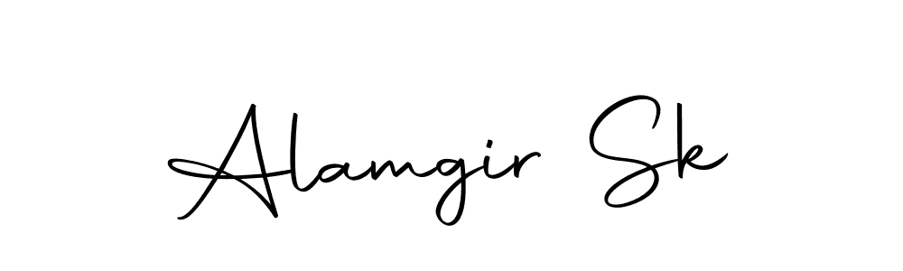 You can use this online signature creator to create a handwritten signature for the name Alamgir Sk. This is the best online autograph maker. Alamgir Sk signature style 10 images and pictures png