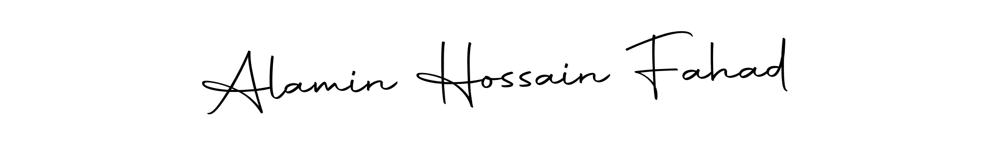Also we have Alamin Hossain Fahad name is the best signature style. Create professional handwritten signature collection using Autography-DOLnW autograph style. Alamin Hossain Fahad signature style 10 images and pictures png