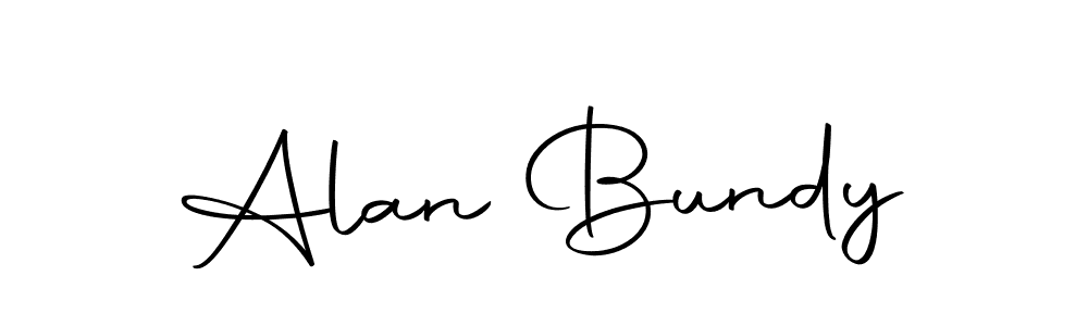 Design your own signature with our free online signature maker. With this signature software, you can create a handwritten (Autography-DOLnW) signature for name Alan Bundy. Alan Bundy signature style 10 images and pictures png