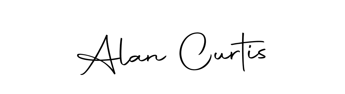 How to make Alan Curtis name signature. Use Autography-DOLnW style for creating short signs online. This is the latest handwritten sign. Alan Curtis signature style 10 images and pictures png
