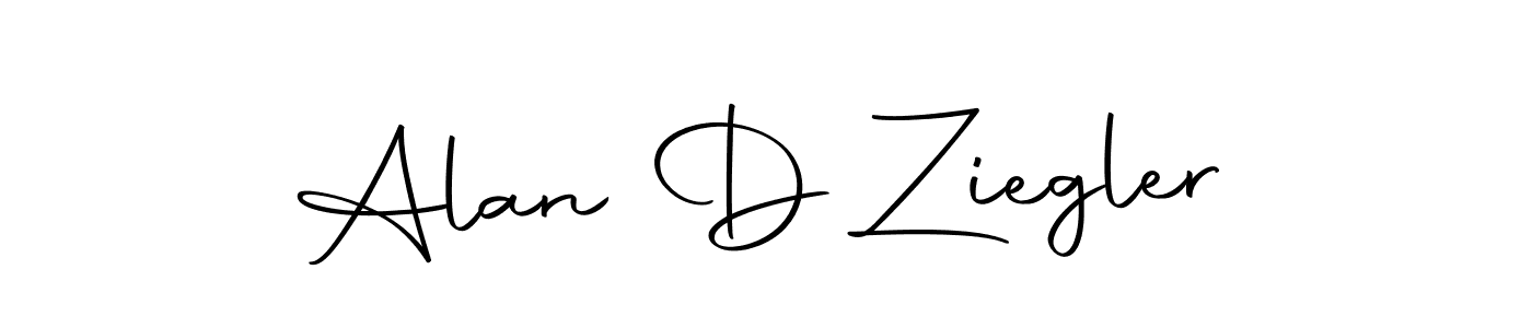 Make a beautiful signature design for name Alan D Ziegler. Use this online signature maker to create a handwritten signature for free. Alan D Ziegler signature style 10 images and pictures png