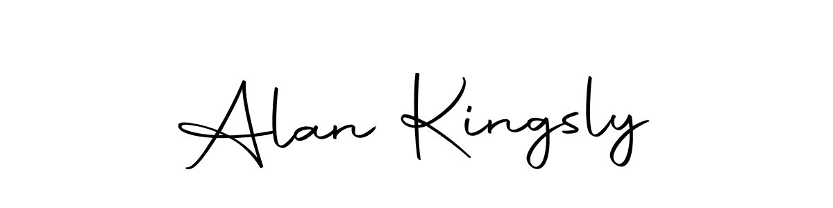 You should practise on your own different ways (Autography-DOLnW) to write your name (Alan Kingsly) in signature. don't let someone else do it for you. Alan Kingsly signature style 10 images and pictures png