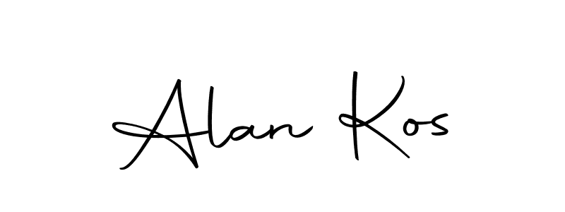 if you are searching for the best signature style for your name Alan Kos. so please give up your signature search. here we have designed multiple signature styles  using Autography-DOLnW. Alan Kos signature style 10 images and pictures png