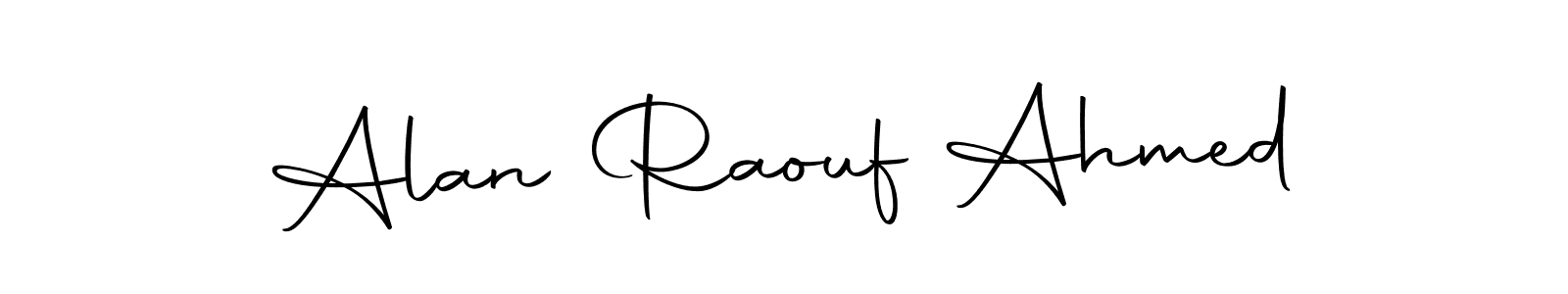 This is the best signature style for the Alan Raouf Ahmed name. Also you like these signature font (Autography-DOLnW). Mix name signature. Alan Raouf Ahmed signature style 10 images and pictures png