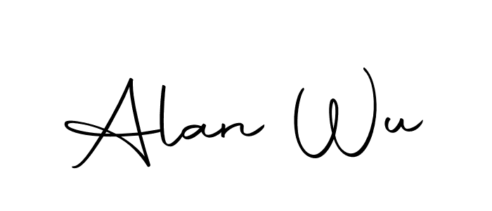 Make a beautiful signature design for name Alan Wu. Use this online signature maker to create a handwritten signature for free. Alan Wu signature style 10 images and pictures png