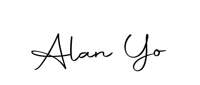 Make a beautiful signature design for name Alan Yo. Use this online signature maker to create a handwritten signature for free. Alan Yo signature style 10 images and pictures png