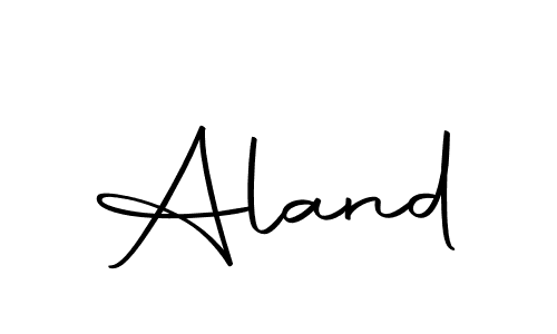 You should practise on your own different ways (Autography-DOLnW) to write your name (Aland) in signature. don't let someone else do it for you. Aland signature style 10 images and pictures png