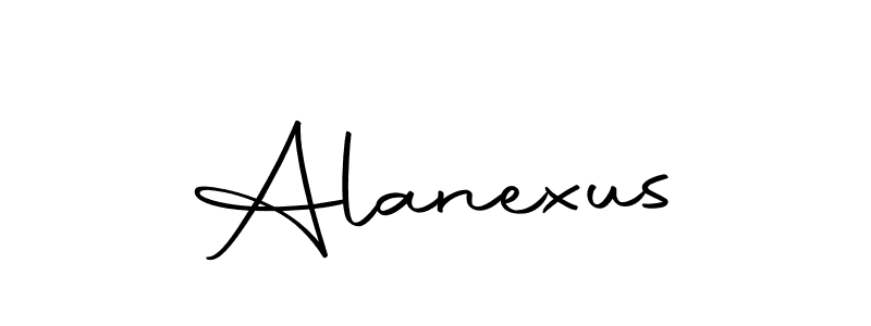 Alanexus stylish signature style. Best Handwritten Sign (Autography-DOLnW) for my name. Handwritten Signature Collection Ideas for my name Alanexus. Alanexus signature style 10 images and pictures png