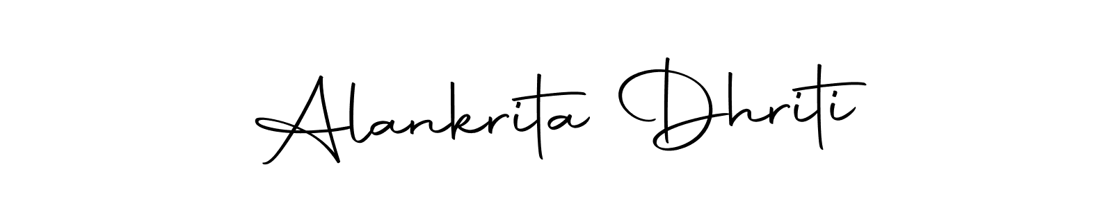 You can use this online signature creator to create a handwritten signature for the name Alankrita Dhriti. This is the best online autograph maker. Alankrita Dhriti signature style 10 images and pictures png