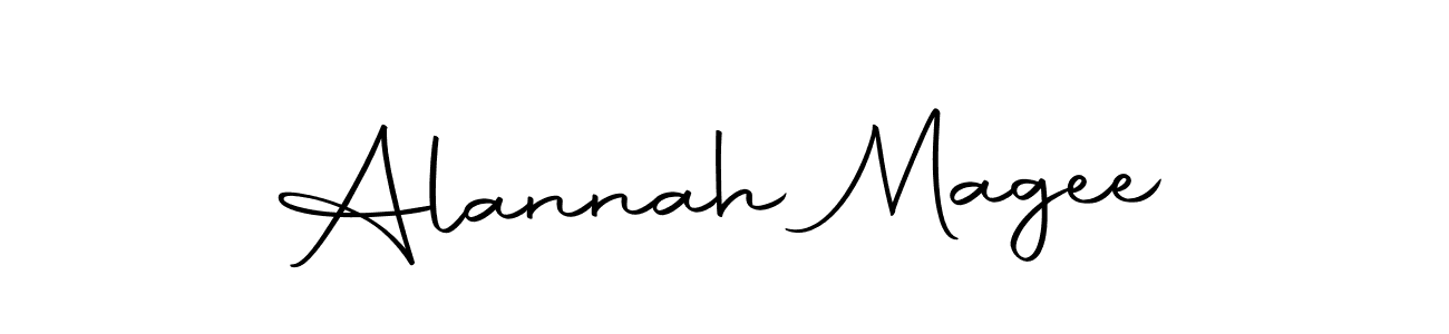 Alannah Magee stylish signature style. Best Handwritten Sign (Autography-DOLnW) for my name. Handwritten Signature Collection Ideas for my name Alannah Magee. Alannah Magee signature style 10 images and pictures png