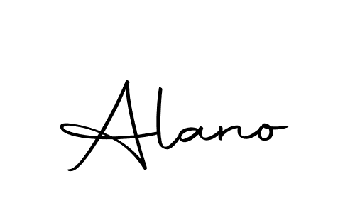 Make a beautiful signature design for name Alano. With this signature (Autography-DOLnW) style, you can create a handwritten signature for free. Alano signature style 10 images and pictures png