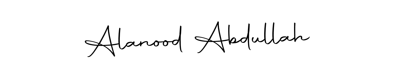 Similarly Autography-DOLnW is the best handwritten signature design. Signature creator online .You can use it as an online autograph creator for name Alanood Abdullah. Alanood Abdullah signature style 10 images and pictures png