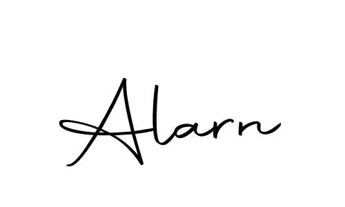 How to make Alarn name signature. Use Autography-DOLnW style for creating short signs online. This is the latest handwritten sign. Alarn signature style 10 images and pictures png