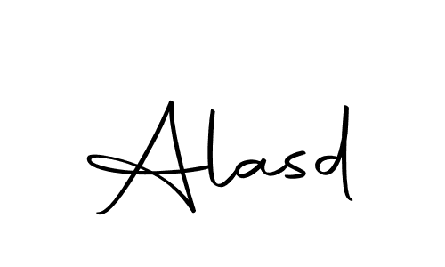 You should practise on your own different ways (Autography-DOLnW) to write your name (Alasd) in signature. don't let someone else do it for you. Alasd signature style 10 images and pictures png