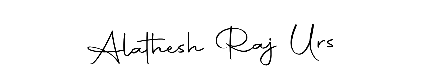 This is the best signature style for the Alathesh Raj Urs name. Also you like these signature font (Autography-DOLnW). Mix name signature. Alathesh Raj Urs signature style 10 images and pictures png