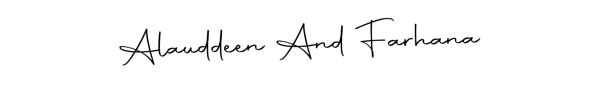 Check out images of Autograph of Alauddeen And Farhana name. Actor Alauddeen And Farhana Signature Style. Autography-DOLnW is a professional sign style online. Alauddeen And Farhana signature style 10 images and pictures png