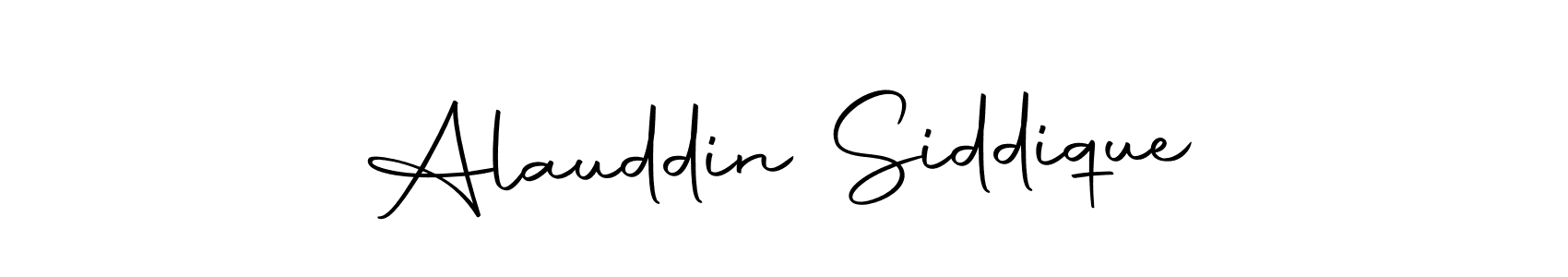 How to make Alauddin Siddique name signature. Use Autography-DOLnW style for creating short signs online. This is the latest handwritten sign. Alauddin Siddique signature style 10 images and pictures png