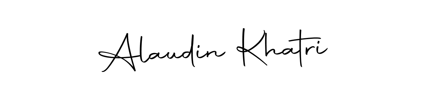 Make a beautiful signature design for name Alaudin Khatri. Use this online signature maker to create a handwritten signature for free. Alaudin Khatri signature style 10 images and pictures png
