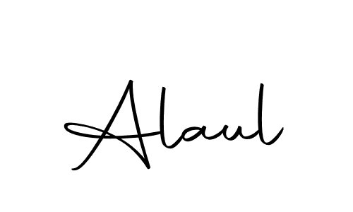 Design your own signature with our free online signature maker. With this signature software, you can create a handwritten (Autography-DOLnW) signature for name Alaul. Alaul signature style 10 images and pictures png