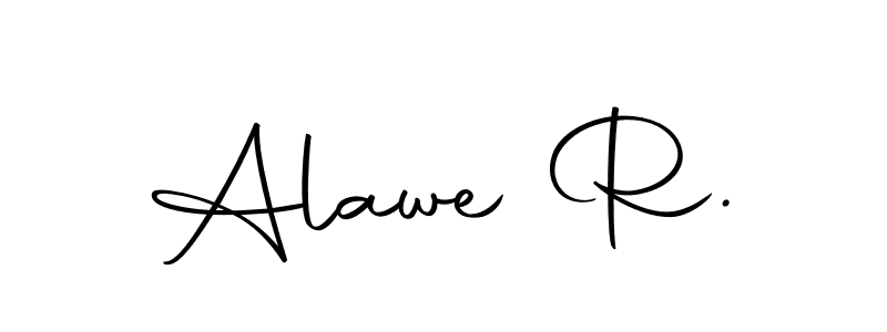 How to make Alawe R. signature? Autography-DOLnW is a professional autograph style. Create handwritten signature for Alawe R. name. Alawe R. signature style 10 images and pictures png