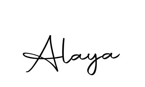 How to make Alaya name signature. Use Autography-DOLnW style for creating short signs online. This is the latest handwritten sign. Alaya signature style 10 images and pictures png