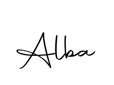 if you are searching for the best signature style for your name Alba. so please give up your signature search. here we have designed multiple signature styles  using Autography-DOLnW. Alba signature style 10 images and pictures png