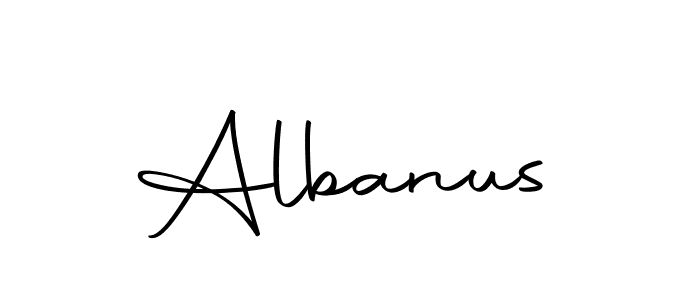 How to make Albanus signature? Autography-DOLnW is a professional autograph style. Create handwritten signature for Albanus name. Albanus signature style 10 images and pictures png