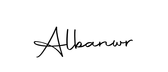 Design your own signature with our free online signature maker. With this signature software, you can create a handwritten (Autography-DOLnW) signature for name Albanwr. Albanwr signature style 10 images and pictures png