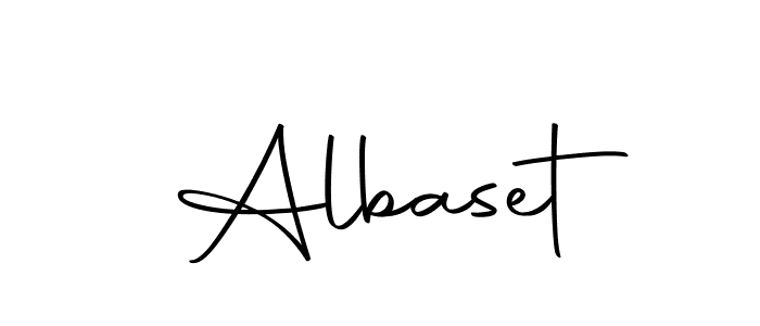 The best way (Autography-DOLnW) to make a short signature is to pick only two or three words in your name. The name Albaset include a total of six letters. For converting this name. Albaset signature style 10 images and pictures png