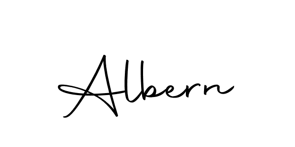 How to make Albern signature? Autography-DOLnW is a professional autograph style. Create handwritten signature for Albern name. Albern signature style 10 images and pictures png