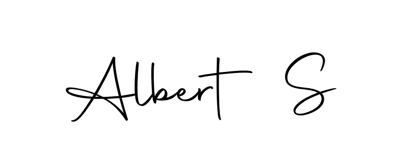 Design your own signature with our free online signature maker. With this signature software, you can create a handwritten (Autography-DOLnW) signature for name Albert S. Albert S signature style 10 images and pictures png