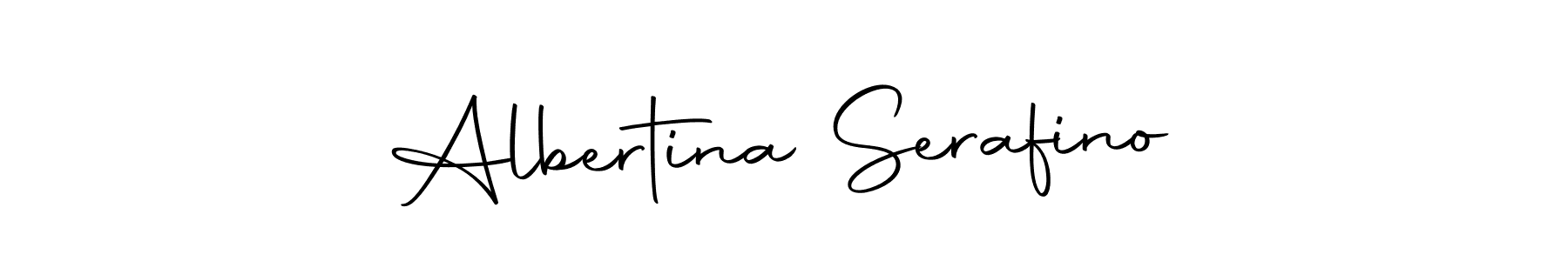 Once you've used our free online signature maker to create your best signature Autography-DOLnW style, it's time to enjoy all of the benefits that Albertina Serafino name signing documents. Albertina Serafino signature style 10 images and pictures png