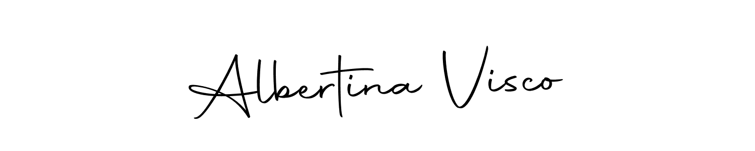 The best way (Autography-DOLnW) to make a short signature is to pick only two or three words in your name. The name Albertina Visco include a total of six letters. For converting this name. Albertina Visco signature style 10 images and pictures png