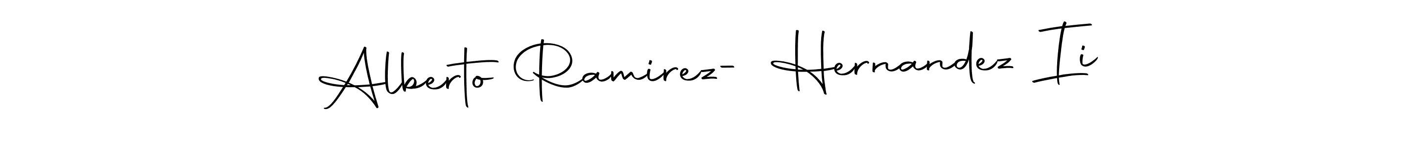 Make a beautiful signature design for name Alberto Ramirez- Hernandez Ii. With this signature (Autography-DOLnW) style, you can create a handwritten signature for free. Alberto Ramirez- Hernandez Ii signature style 10 images and pictures png