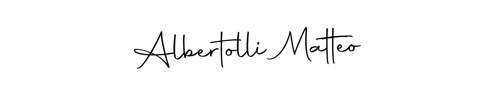 Design your own signature with our free online signature maker. With this signature software, you can create a handwritten (Autography-DOLnW) signature for name Albertolli Matteo. Albertolli Matteo signature style 10 images and pictures png