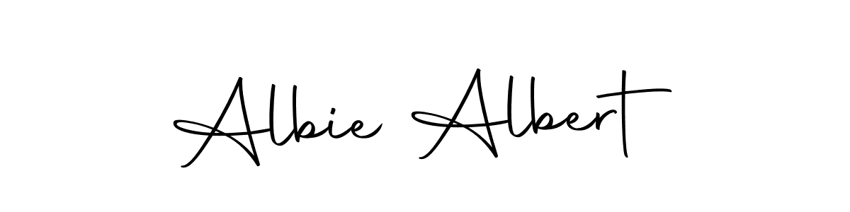 Albie Albert stylish signature style. Best Handwritten Sign (Autography-DOLnW) for my name. Handwritten Signature Collection Ideas for my name Albie Albert. Albie Albert signature style 10 images and pictures png