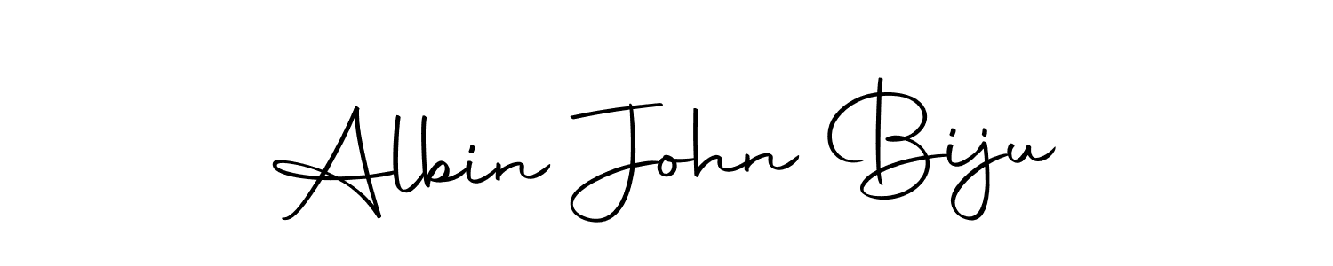 How to make Albin John Biju signature? Autography-DOLnW is a professional autograph style. Create handwritten signature for Albin John Biju name. Albin John Biju signature style 10 images and pictures png